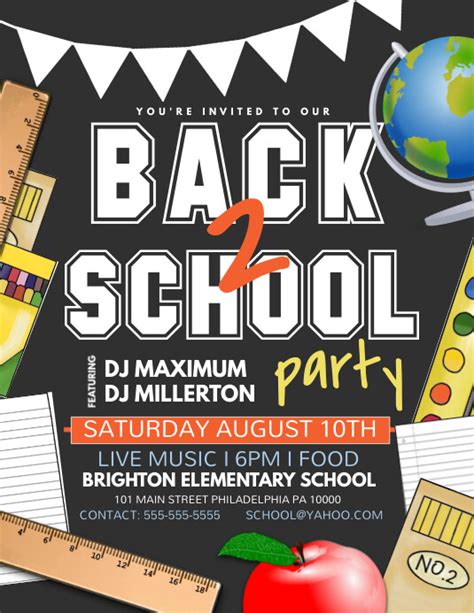 8070 Free Back To School Flyer Templates Postermywall
