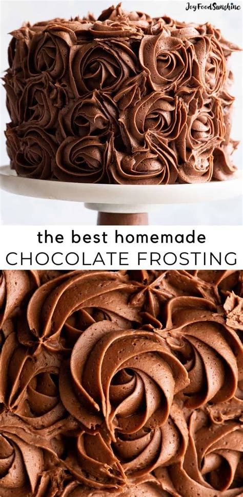 The Best Homemade Chocolate Frosting Recipe Ever