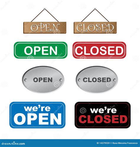 Open And Closed Sign Printable