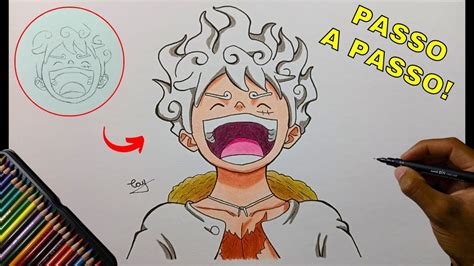 Como Desenhar LUFFY GEAR 5 One Piece Passo A Passo YouTube