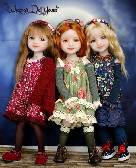 3 Custom Ruby Red Dolls Red Dolls Friends Fashion Doll Dress