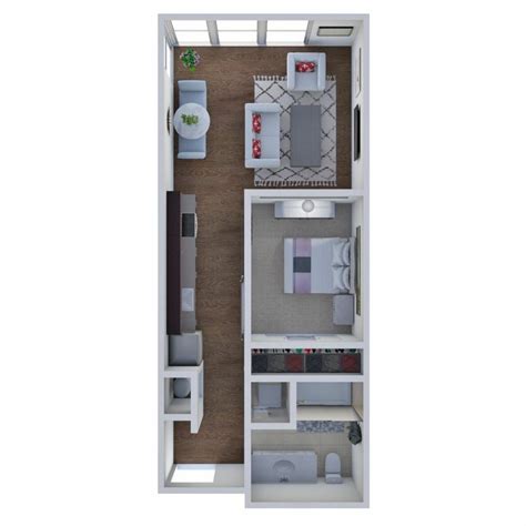 One Bedroom Apartment Floor Plans Ovation 309