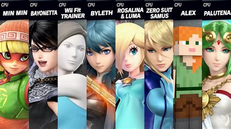 Super Smash Bros Ultimate Women S Battle Youtube