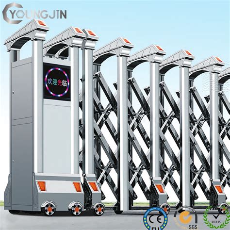 Stainless Steel Electric Retractable Doorfolding Gatesliding Gate