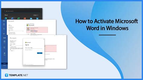 How To Activate Microsoft Word In Windows