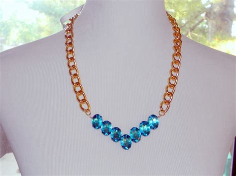 Smart N Snazzy Diy ~ Rhinestone Statement Necklace