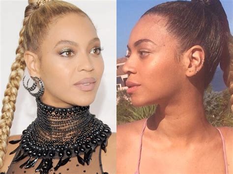 Beyoncé Without Makeup