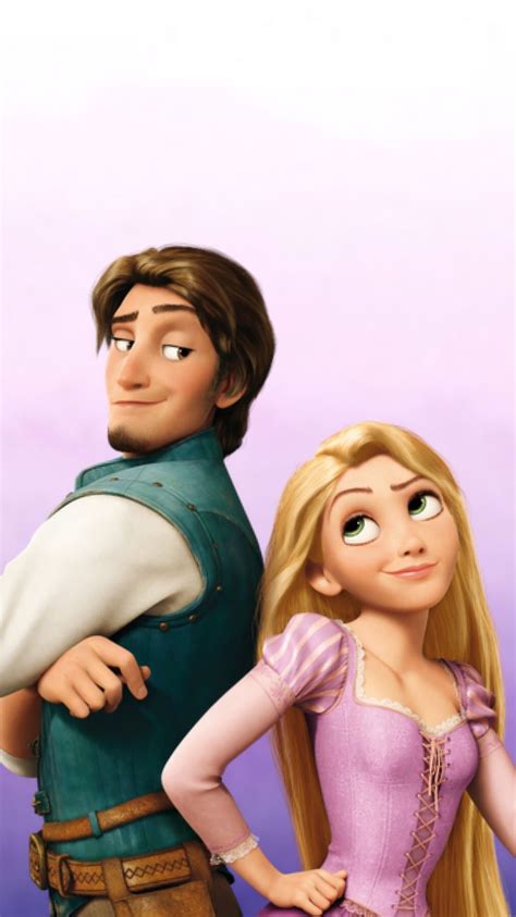 Rapunzel And Eugene From Tangled Phone Wallpaper Wallpaper Iphone