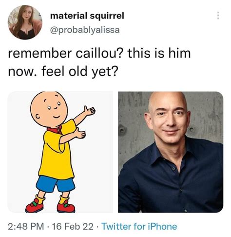 Remember Caillou This Is Him Now Feel Old Yet Pm 16 Feb 22 Twitter