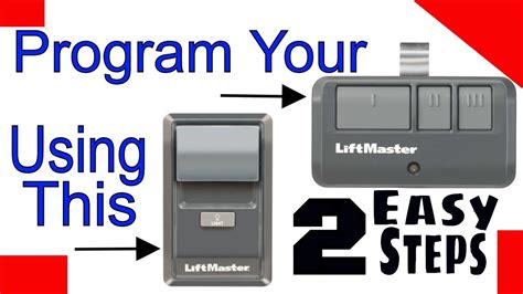 How to program 893max liftmaster garage door opener remote transmitter. Chamberlain/LiftMaster MyQ Garage Door Remote Programming ...