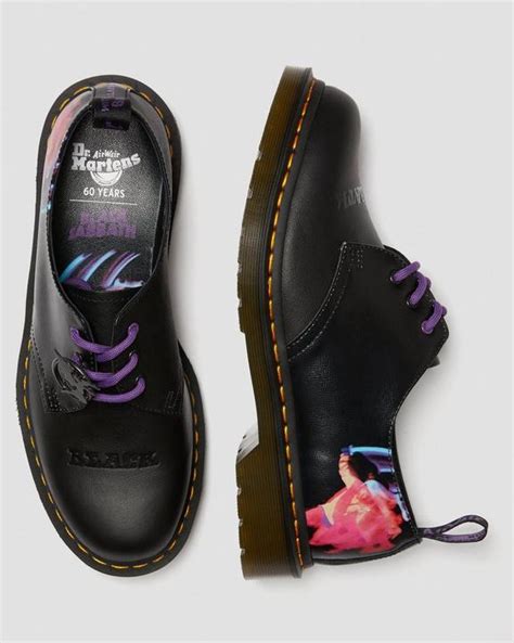 1461 Black Sabbath Lace Up Shoes Black Dr Martens