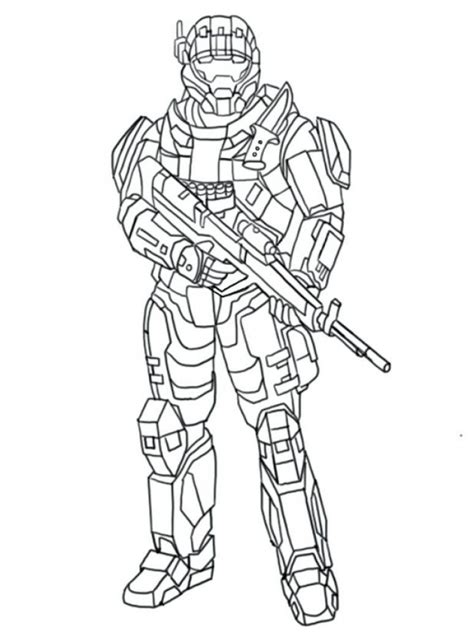 Get This Halo Coloring Pages Online 41726
