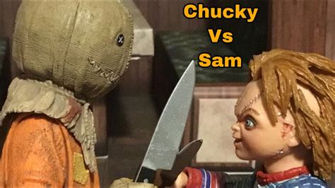 Chucky Vs Sam Stop Motion Youtube