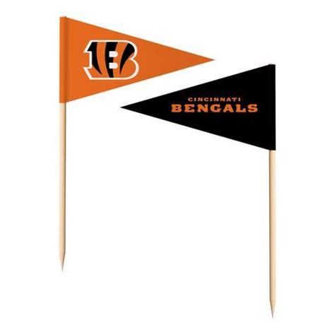 Cincinnati Bengals Toothpick Flags #CincinnatiBengals | Cincinnati bengals, Cincinnati, Flag