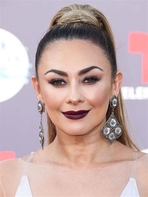 She was noticed for the first time in 1993. ARACELY ARAMBULA at Latin American Music Awards 2018 in ...