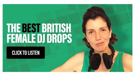 Record The Best British Female Dj Drops Today By Personalletters Fiverr