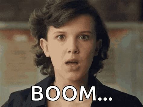 Millie Bobby Brown Mind Blown  Milliebobbybrown Mindblown Boom