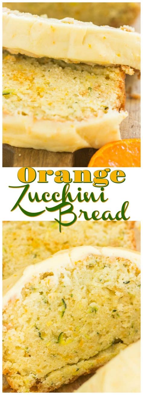 Orange Zucchini Bread With Orange Glaze Recipe Image Long Pin 1 Zucchini
