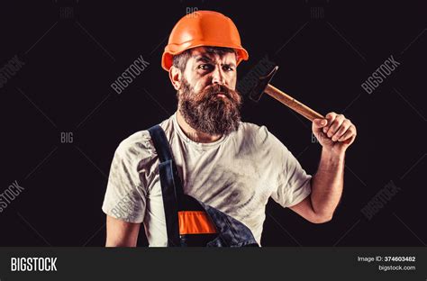 Bearded Builder Image And Photo Free Trial Bigstock