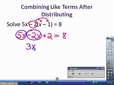 Check spelling or type a new query. 3.2 Solving Equations Using the Distributive Property and ...