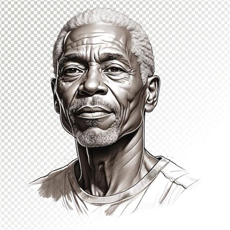 Premium Psd African American Man Mature African American Man Portrait