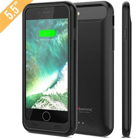 Iphone 8 Plus 7 Plus Battery Case 4200mah Removable Backup Charging