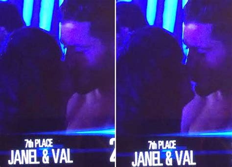 Janel Parrish And Val Chmerkovskiy Romance Couple Caught Kissing Backstage Hollywood Life