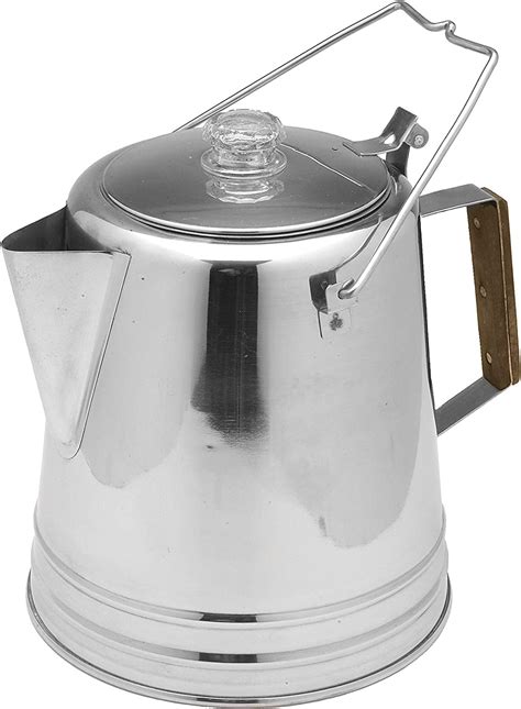 Texsport Stainless Steel Coffee Pot Percolator For Outdoor Camping