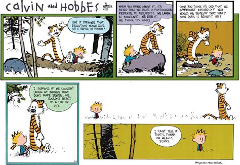Calvin And Hobbes Philosophy Quotes And Comic Strips Third Monk