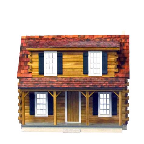 Adirondack Log Cabin Dollhouse Kit The Magical Dollhouse