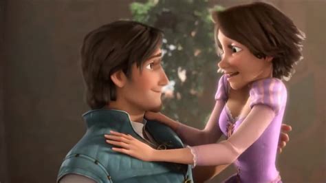 eugene and rapunzel in movie tangled tangled kiss
