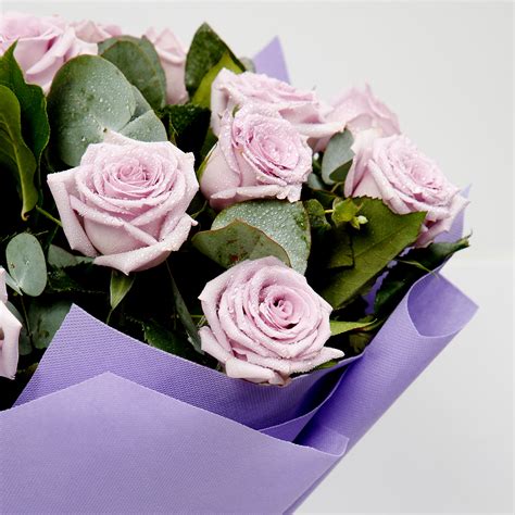 buy eternal 20 purple roses bouquet