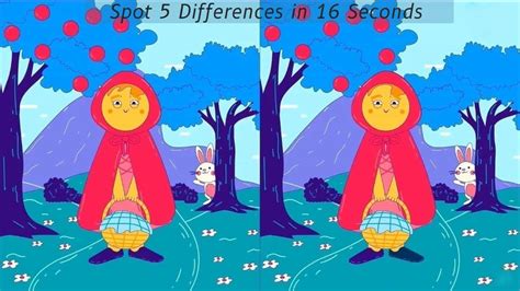 Spot The Difference Can You Spot 5 Differences Between The Two Red