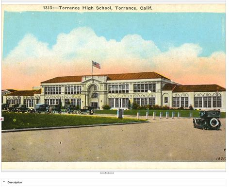 Torrance High School Torrance Calif 1920s Torrance South Bay
