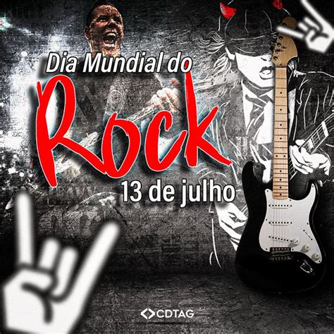 O Dia Mundial Do Rock é Comemorado Anualmente Em 13 De Julho No Brasil