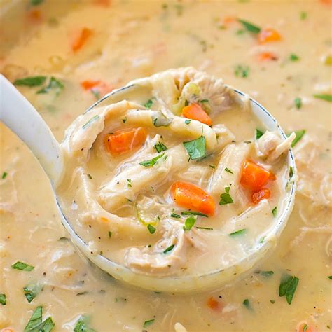 Creamy Chicken Noodle Soup Recipe Life Made Simple