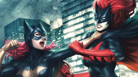 Batgirl Vs Batwoman Fight Wallpaperhd Superheroes Wallpapers4k