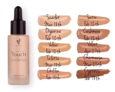 Younique Touch Liquid Foundation Restock List Younique Makeup