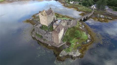 Video Stunning Aerial Footage Of Highland Landmark Eilean Donan Castle