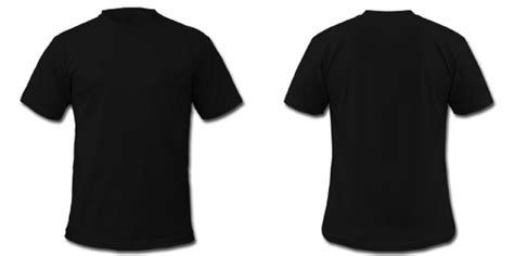 Black Blank T Shirt Front And Back Clipart Best