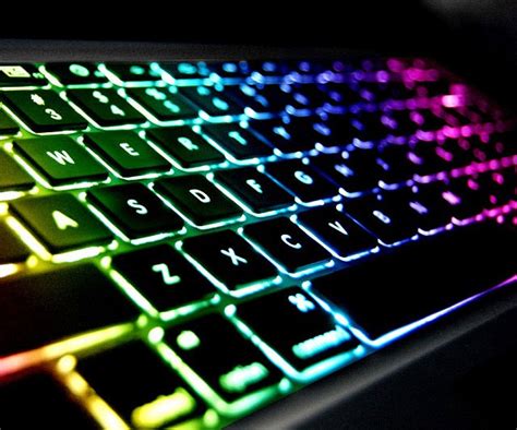Rainbow Backlit Keyboard Interwebsstore
