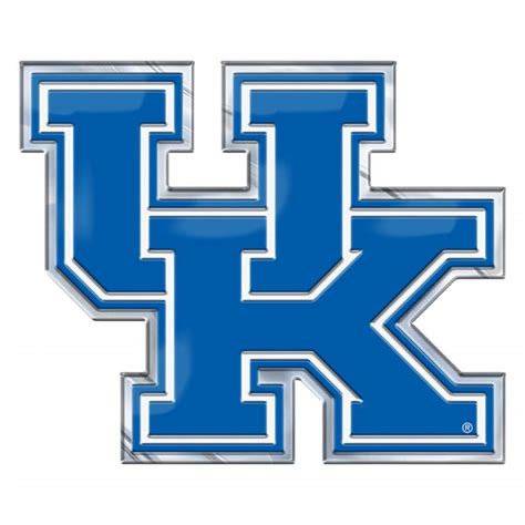 Fanmats® 60532 College University Of Kentucky Blue Embossed Emblem
