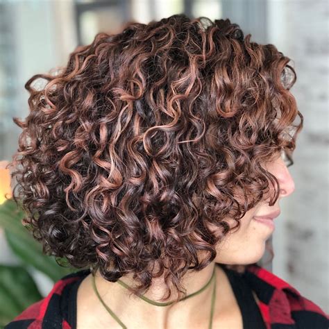Make everyone admire your rich brown red hair by adding the perfect amount of light copper highlights all over. 65 Different Versions of Curly Bob Hairstyle | Curly bob ...
