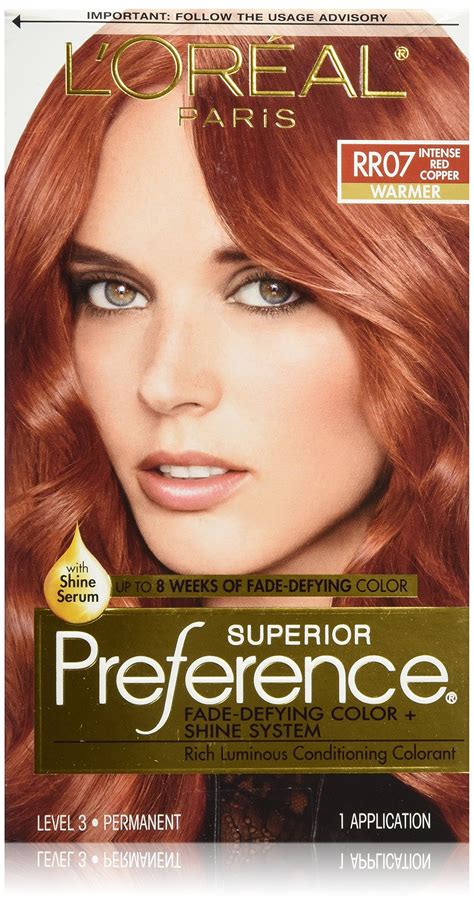 Our auburn hair dye range can delicately deliver a variety of subtle to rich red hues that result in a beautiful red look. Preference Intense Red Copper | Hair color, Copper hair ...