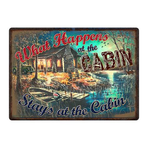 metal tin signs funny vintage personalized 12 inch x 17 inch what happens