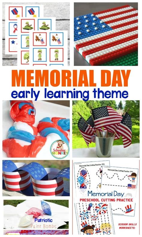 Memorial Day Theme For Preschool And Early Elementary