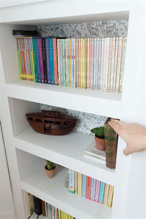 This diy hidden murphy door kit does not contain wood or large pieces, it only contains hinges and several small pieces. DIY Hidden Doorway Bookcase | Hidden bookshelf door, Bookcase diy, Hidden door