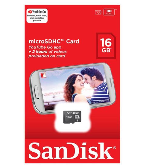 Sandisk ultra dual drive otg. SanDisk 16 GB Class 4 Memory Card (With Pre Loaded YouTube Go) - Memory Cards Online at Low ...