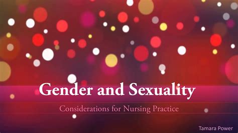 Gender And Sexuality Considerations For Nursing Practice Youtube