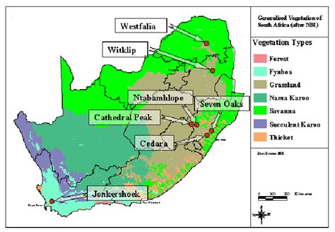 Algeria vector eps maps (12). Map of South Africa illustrating the generalised vegetation types /... | Download Scientific Diagram